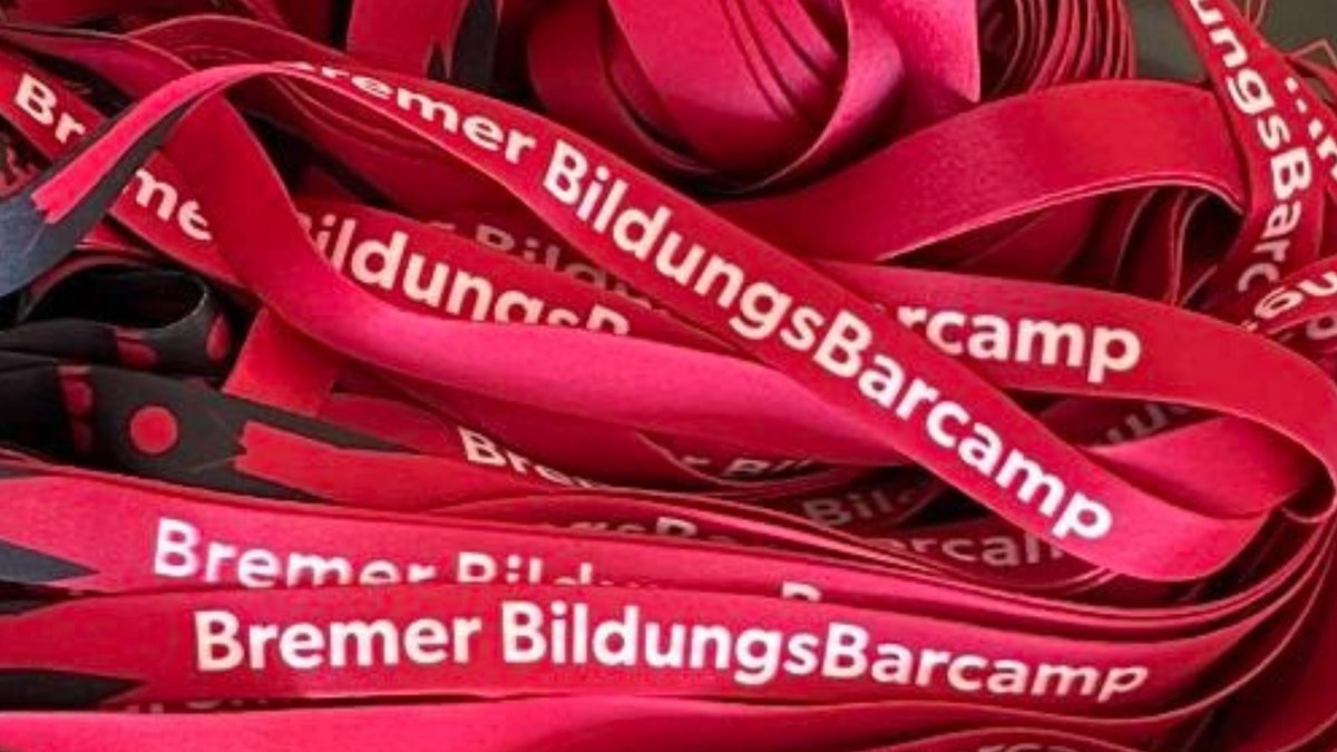 Die Vorbereitungen laufen auf Hochtouren. In zwei Wochen startet das nächste #BremerBildungsbarcamp.   

🔴 Verpasse nichts und melde dich schnell noch an:
barcamp.schule.bremen.de

#hbedu #barcamp #bildung #bremen #fortbildung #twlz