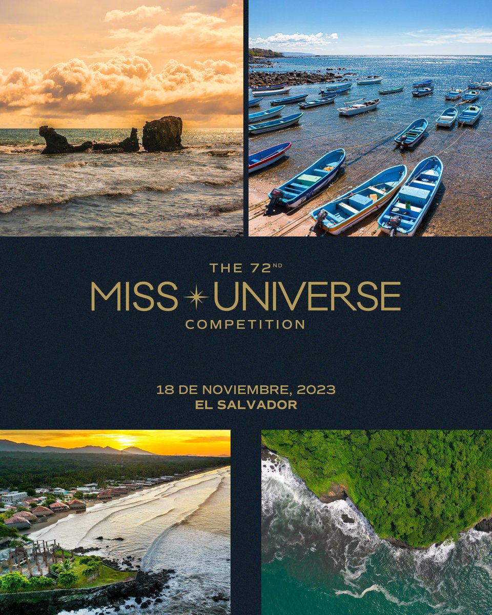 Desde su clima tropical hasta la calidez de su tierra, El Salvador es un destino de encanto. ☀️🏝️🥥

¡Prepárate para vivir la grandeza de la 72ª edición de Miss Universo! 🌎✨