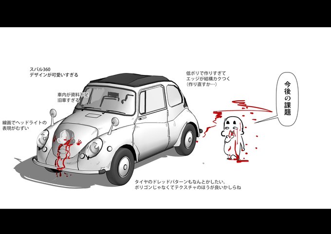 2023-09-08
体調悪くてつい作業をサボってモデリングやってしまった。 