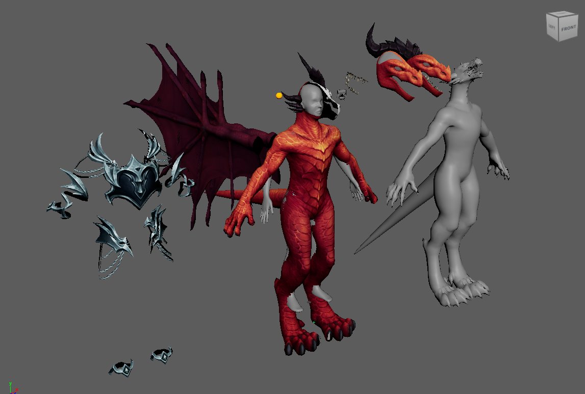 Trying out all these cool new things for my lilith cosplay has me hyped to try and tackle my warcraft dracthyr afterwards, i want to see how far digital imaging and digital design can get me to make a full rubber dragon suit. No lifecasting needed and i can try out new workflows
