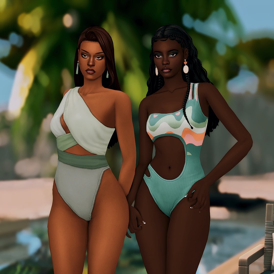 aashwarrplays's tweet image. these one piece swimsuits from the #PoolsideSplashKit are my favorite! 🌴