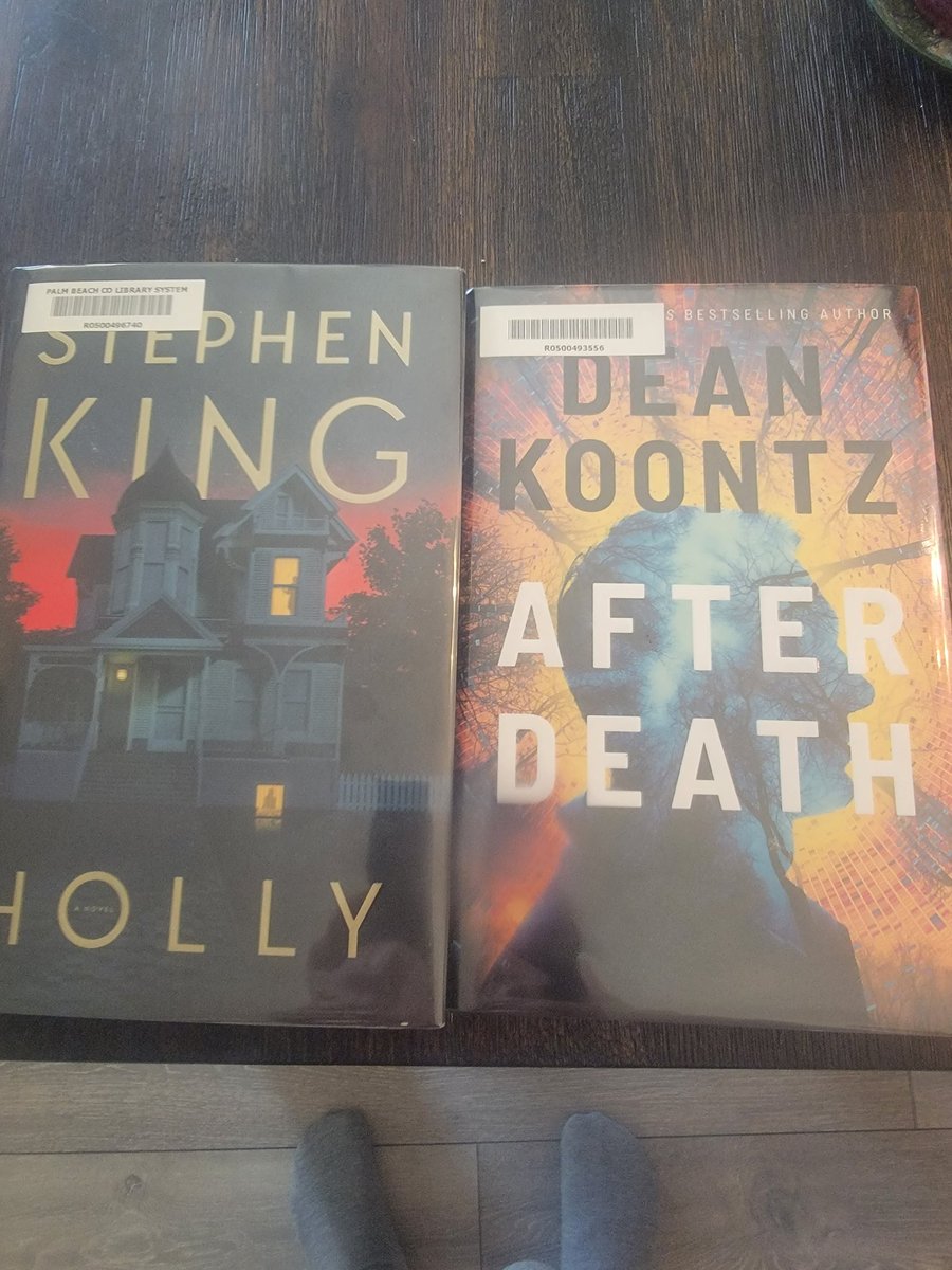 MarkHetelson's tweet photo. I can't decide whom to read first.  @StephenKing or @deankoontz . Although I've decided to call my next book: Holly, After Death. Has a nice ring to it. https://t.co/bCskqd9poZ