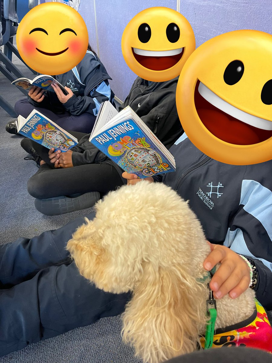 Therapuppy1's tweet photo. The story was so good, Jellybean had to get comfortable and see how it ended. #Jellybean #Schooldog #Reading #readingisfun #dogsofeducation #dogsofDoE #lovewhatwedo #lovewherewelearn #therapydog #dogs #cute https://t.co/Dgljgha3kz