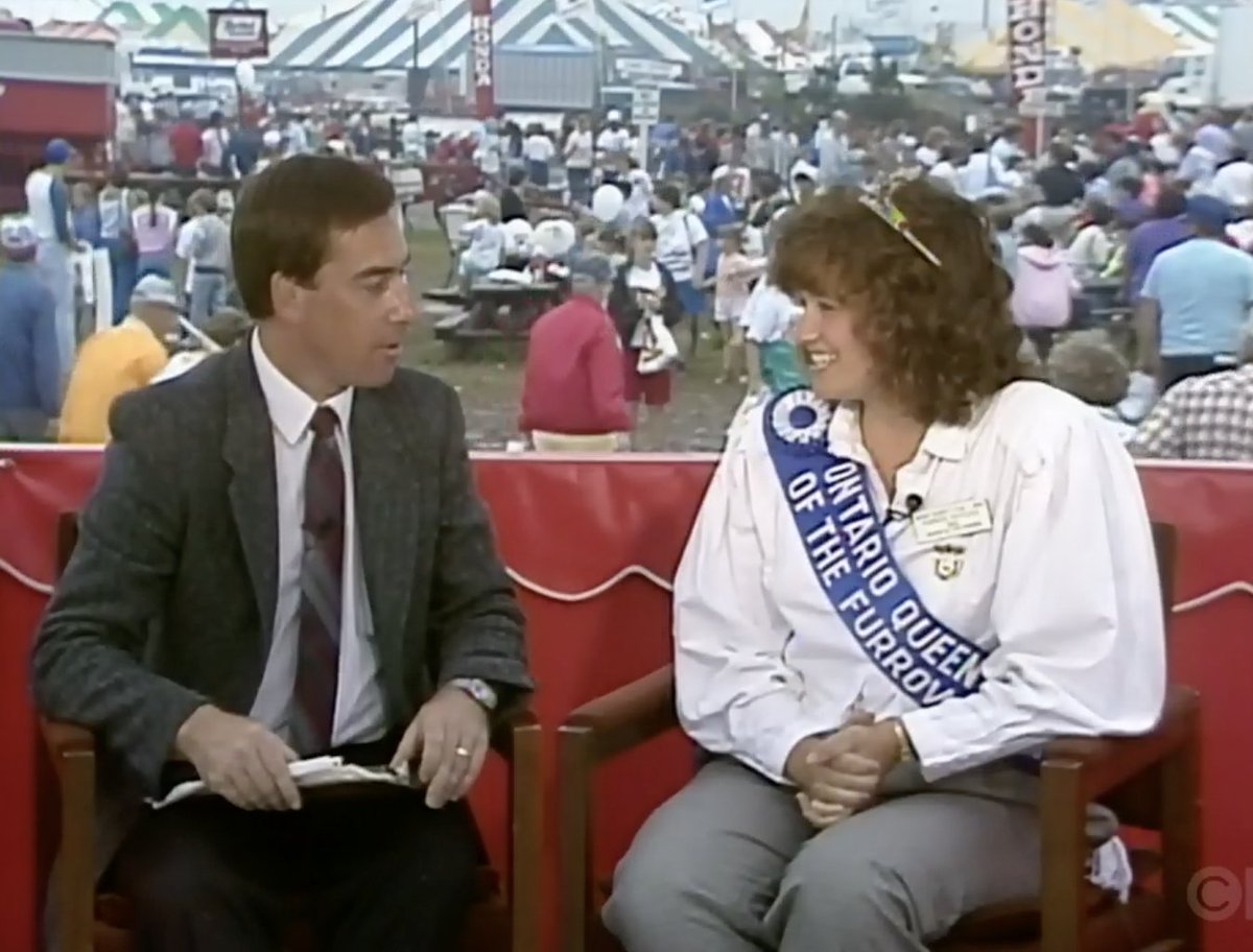 Caledon_Anne's tweet photo. #TBThursday Check out this Vintage Video from the @CTVKitchener (formerly known as CKCO-TV) vault. It's David Imrie at @IPMandRE in 1989, Essex. Starts at 3rd segment of the link. #OntAg @IPM2023official 

https://t.co/pnX0deuEyG https://t.co/ojX1ULvoD3