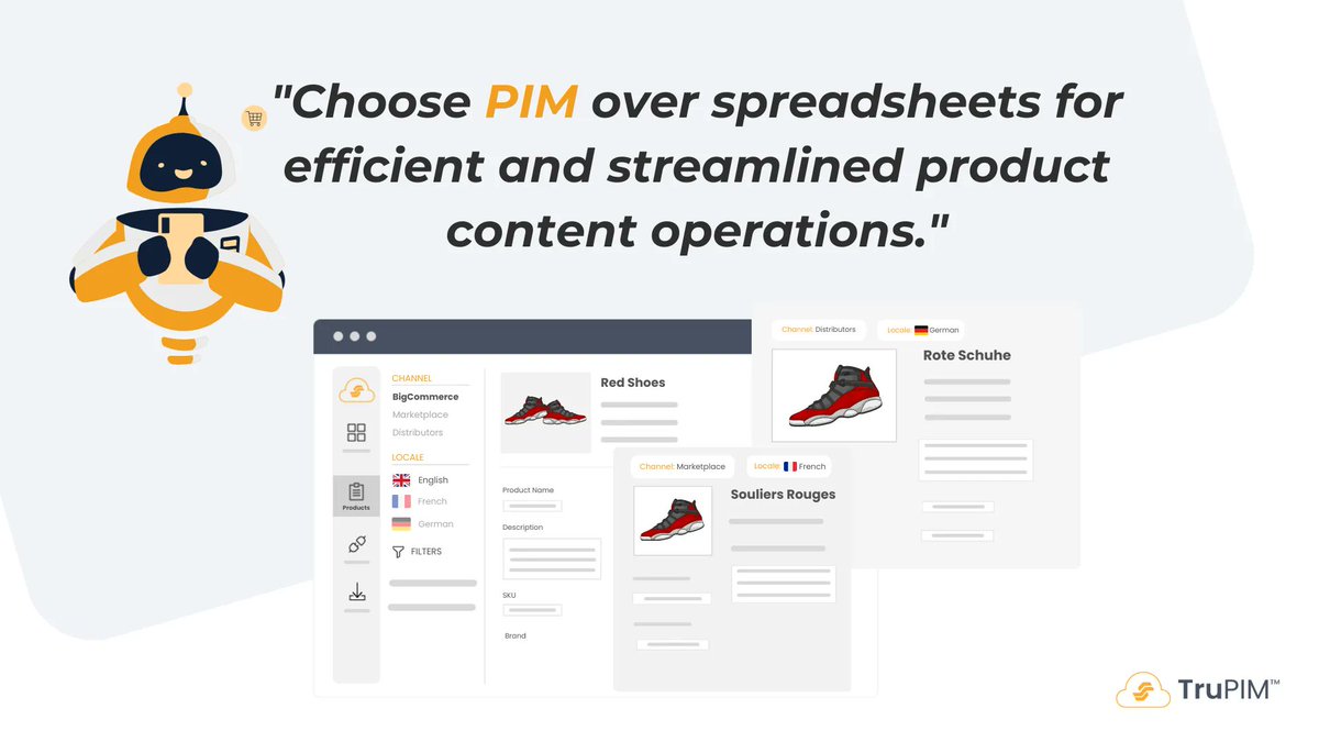 Trupim (@thetrupim) on Twitter photo Ditch the spreadsheets! Scale up your content operations on <a href="/BigCommerce/">BigCommerce</a> with TruPIM. An affordable & purpose-built PIM. Starting at just $299/month, it's time to level up! 🚀 - buff.ly/3qFe3l5
#ProductManagement #TruPIM #Productinformationmanagement #bigcommercepim Ditch the spreadsheets! Scale up your content operations on <a href="/BigCommerce/">BigCommerce</a> with TruPIM. An affordable & purpose-built PIM. Starting at just $299/month, it's time to level up! 🚀 - buff.ly/3qFe3l5
#ProductManagement #TruPIM #Productinformationmanagement #bigcommercepim