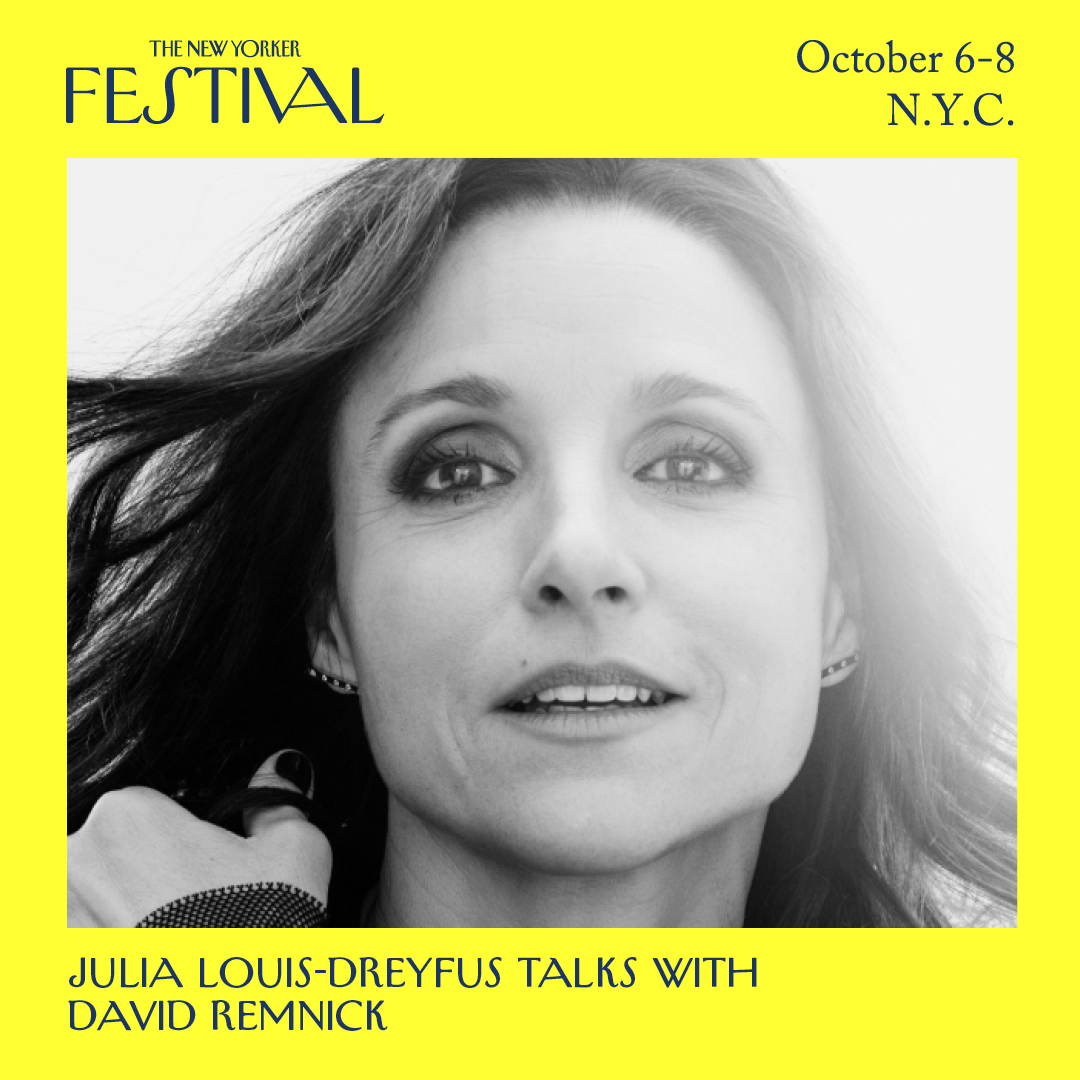 Julia Louis-Dreyfus (@OfficialJLD) will talk with David Remnick at this year's #NewYorkerFest. Grab your tickets now before they're gone: nyer.cm/oFnuSCF