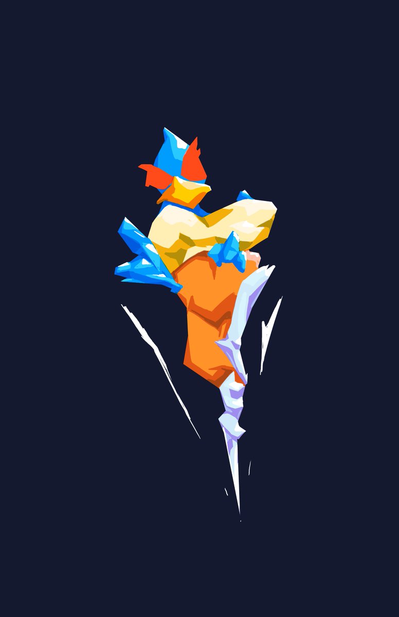 New piece, wanted to focus more on shape design! #ssbm #melee #slippi