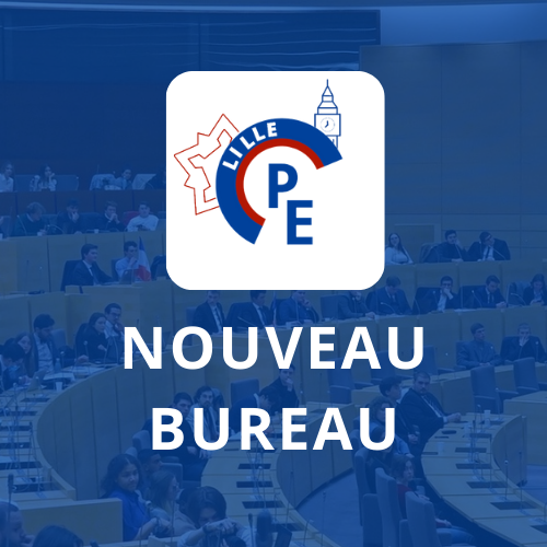 PDE_Lille's tweet photo. 🔵 Le Parlement des étudiants de Lille est très fier de vous présenter son Bureau pour ce nouveau mandat 2023-2024 ! 🔴 https://t.co/9S6wYFVZ83