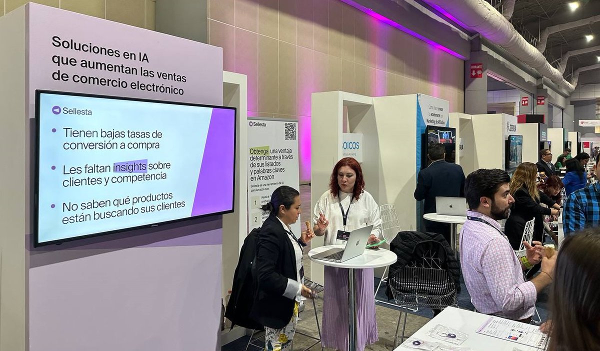 SellestaCom_Es's tweet image. 💥 ¡Qué experiencia vivimos ayer en la Expo VTEX Connect LATAM! 
¿Estuvo en la Expo VTEX Connect? Comparta sus ideas y fotos en los comentarios 📸
¡Nos vemos pronto!

#vtex #vtexconnect #mexico #CDMX #LATAM #AI #ecom