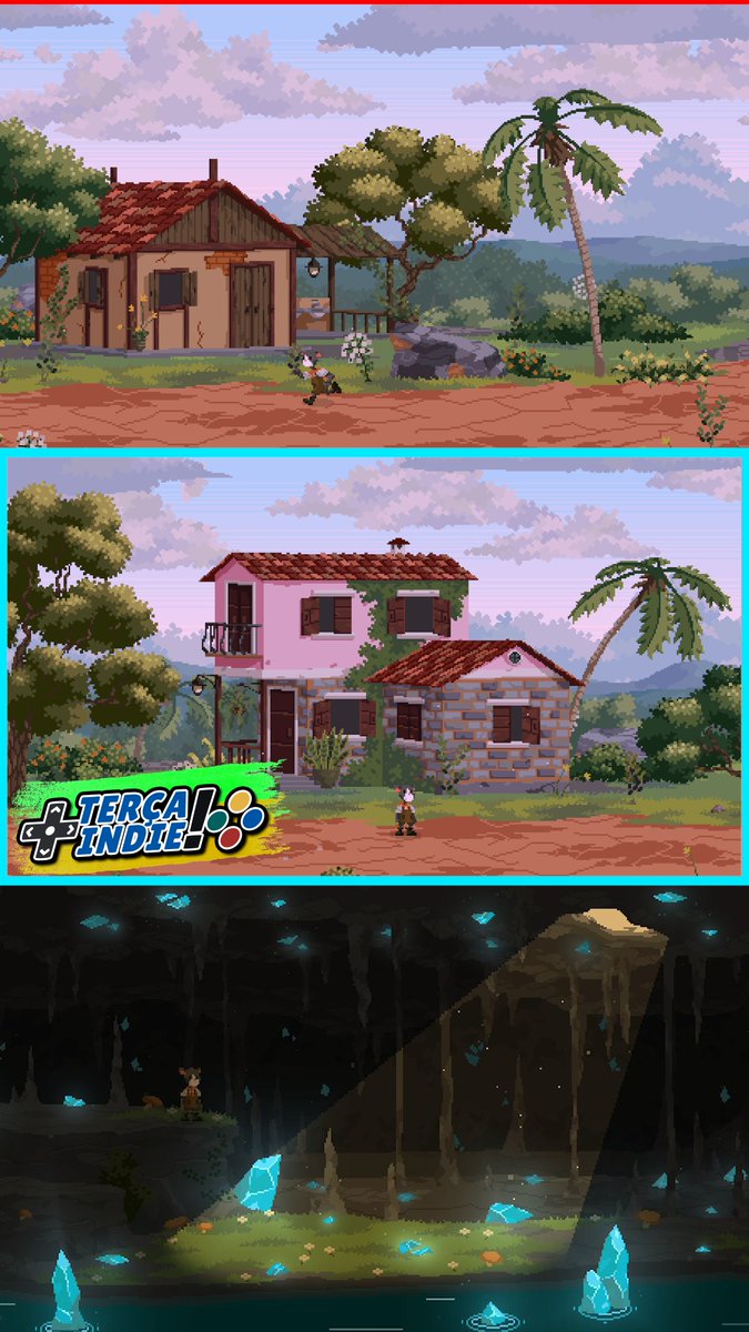 SrBilly6's tweet photo. 🇧🇷 #TerçaIndie 🇧🇷
Conheça o game Brasileiro @playKambulin desenvolvido pelo @fabiobeifuss!
Game tá ficando fenomenal 🎨😍!!

🎮 https://t.co/12e5CZZYFV

#Kambulin #Indiebr #devsolo #indiegamedev #indiegame #pixelart #arte https://t.co/JNj0snPdAI