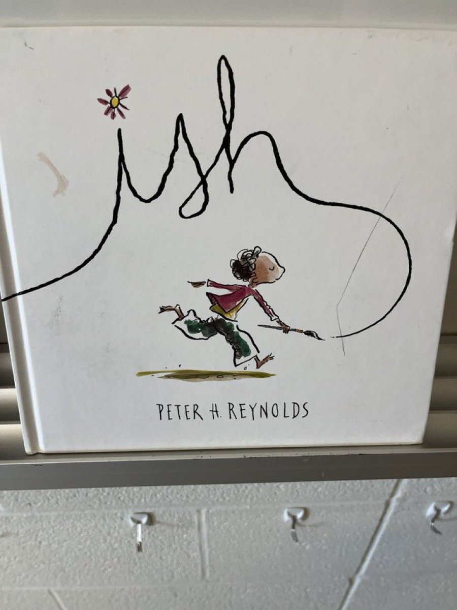 We had our first art class today. Before beginning, we read a personal favourite, Ish, that teaches us that perfection is overrated and that we should embrace the “ish”in our life and work. Always a great lesson before starting art!