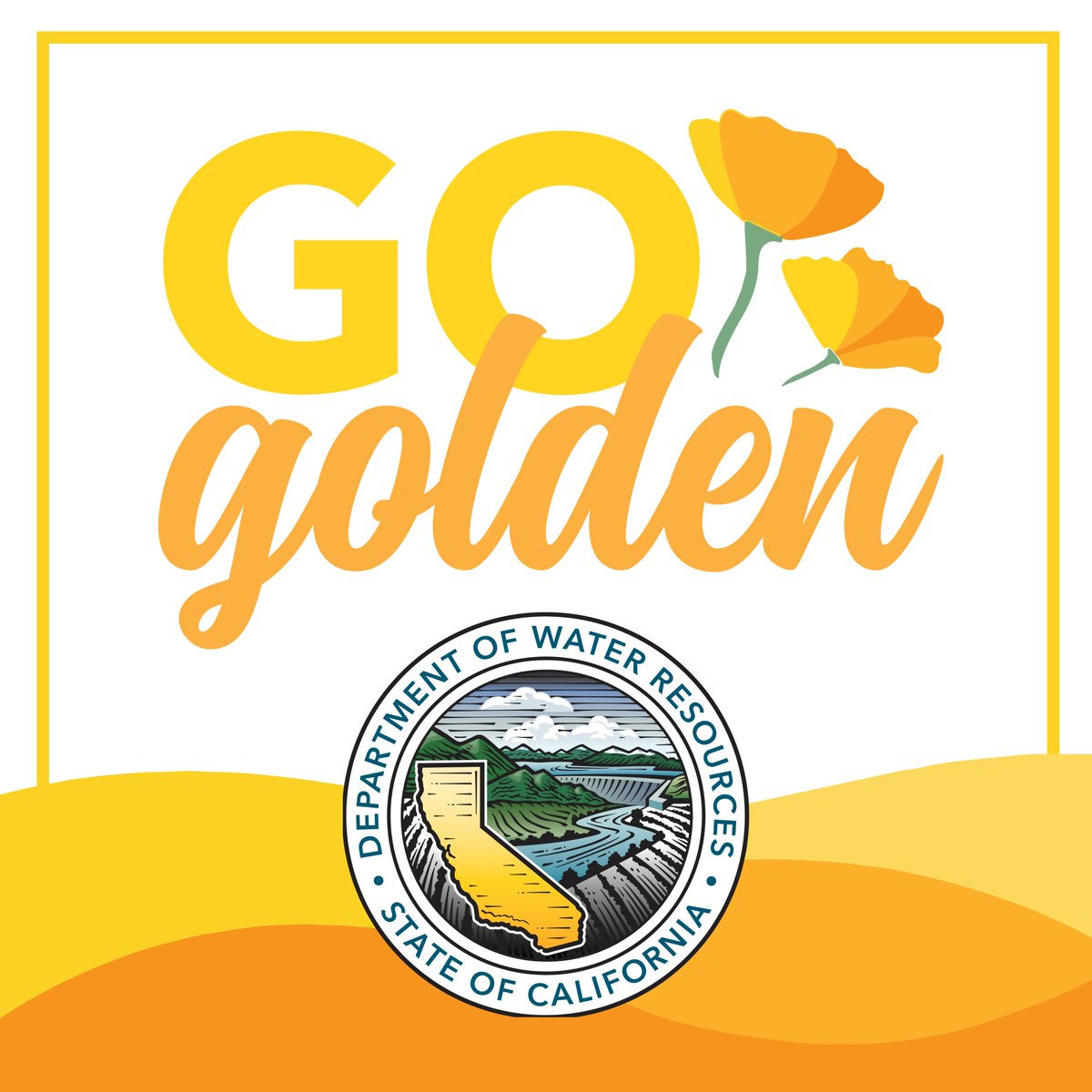 CA_DWR's tweet image. The #GoGolden Initiative highlights the state’s partnership w/ local orgs &amp;amp; water agencies, as “Golden Partners”, to implement projects that address water infrastructure, water conservation, well rehabilitation &amp;amp; fish/wildlife protection. Learn more: water.ca.gov/gogolden