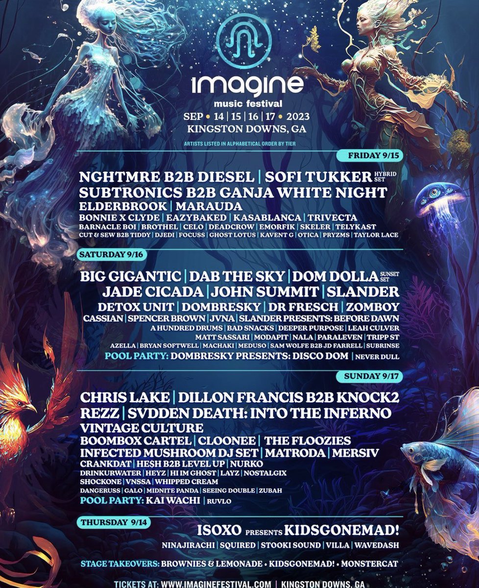 BeatboxBevs's tweet photo. Who’s ready to party with us next weekend? 👀

We’re giving away 2 VIP tickets + a parking pass to @imaginemusicfes to 1 random winner ✨

To enter: RT this post and tag a friend you'd bring with you in the comments. Winner drawn on Saturday, 9/9. Must be following BeatBox & be 21+ 🧜‍♀️