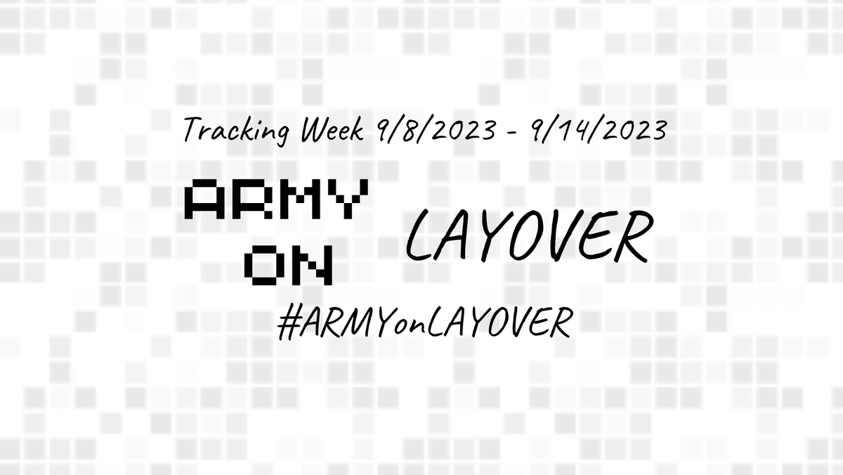 ARMYON_BTS's tweet photo. Army, are you ready to go? Get your premium streaming platforms ready. We are only hours away from an album drop.
Check the tl for pre-party options, and look out for pl on the tl as Army shares focused pl. (Don't be afraid to stream Top to Bottom also!

#ARMYonLAYOVER https://t.co/YQ0GKQGOMs