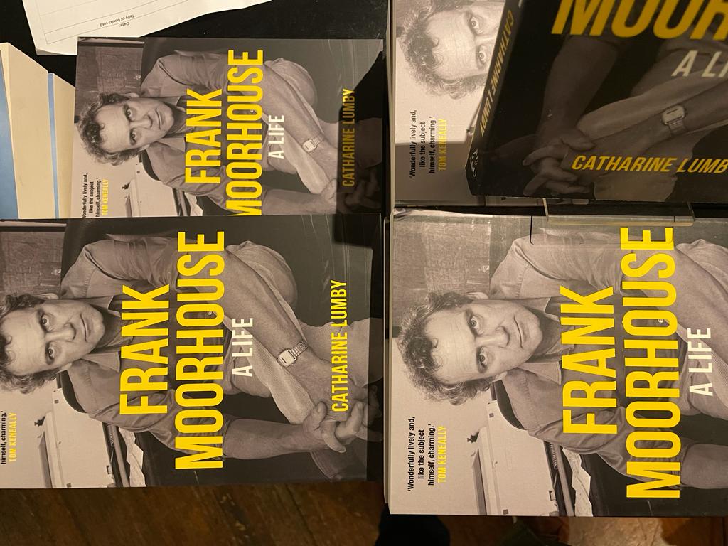 The discussion between Catherine Lumby and Fiona Giles on her new biography: ‘Frank Moorehouse - A life’ was sensational. 
Didn’t get to attend? Don’t worry - the conversation has been recorded and is available on the Roaring Stories Youtube and Facebook Page. 
#booklaunch