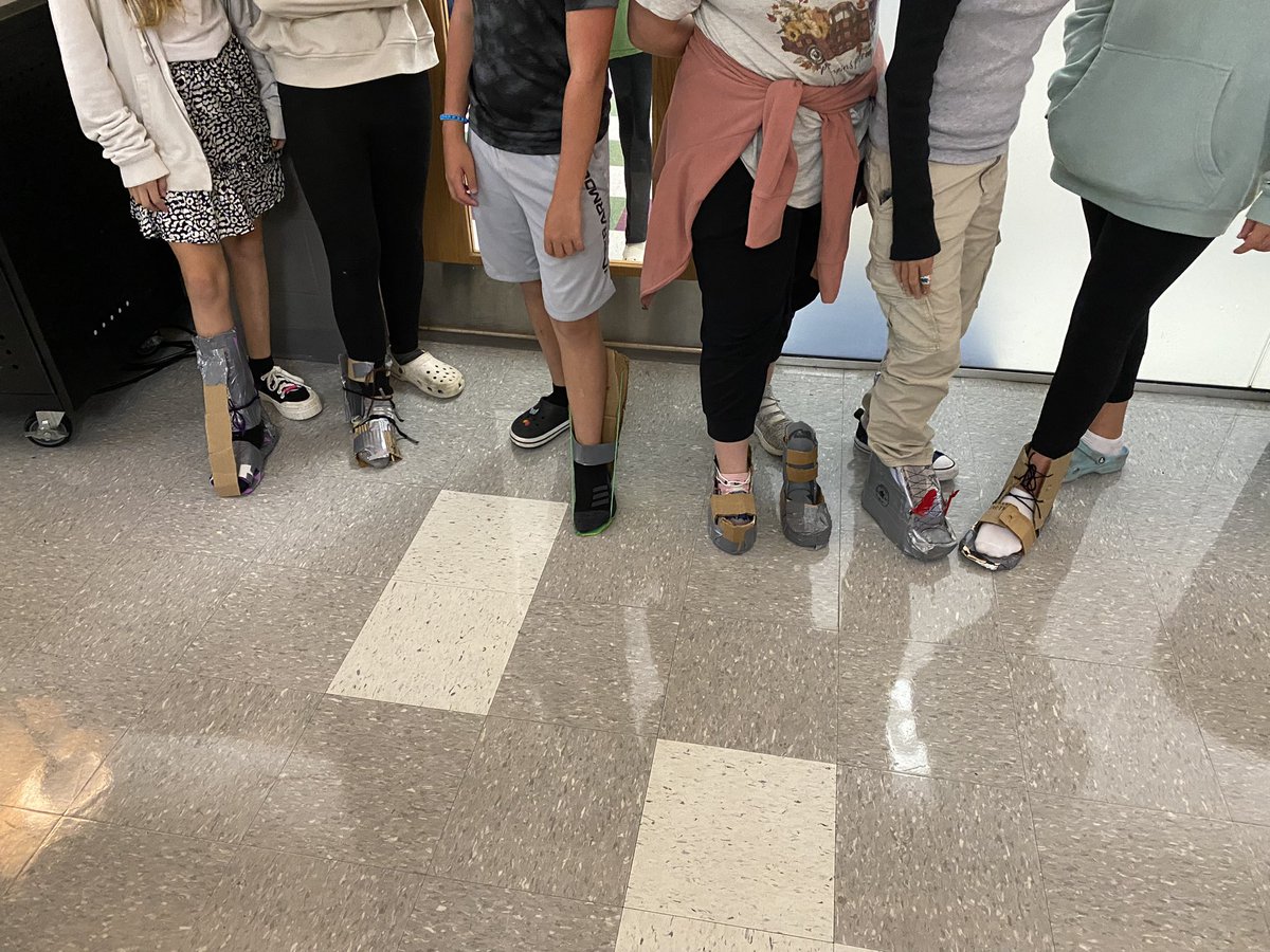 scullotta22's tweet image. PLTW Design and Model students presented their Ankle Foot Orthosis today! There are some great prototypes! #bhwarriorpride #aim2empower #pltw #pltwdm #stem #bhmsstem
