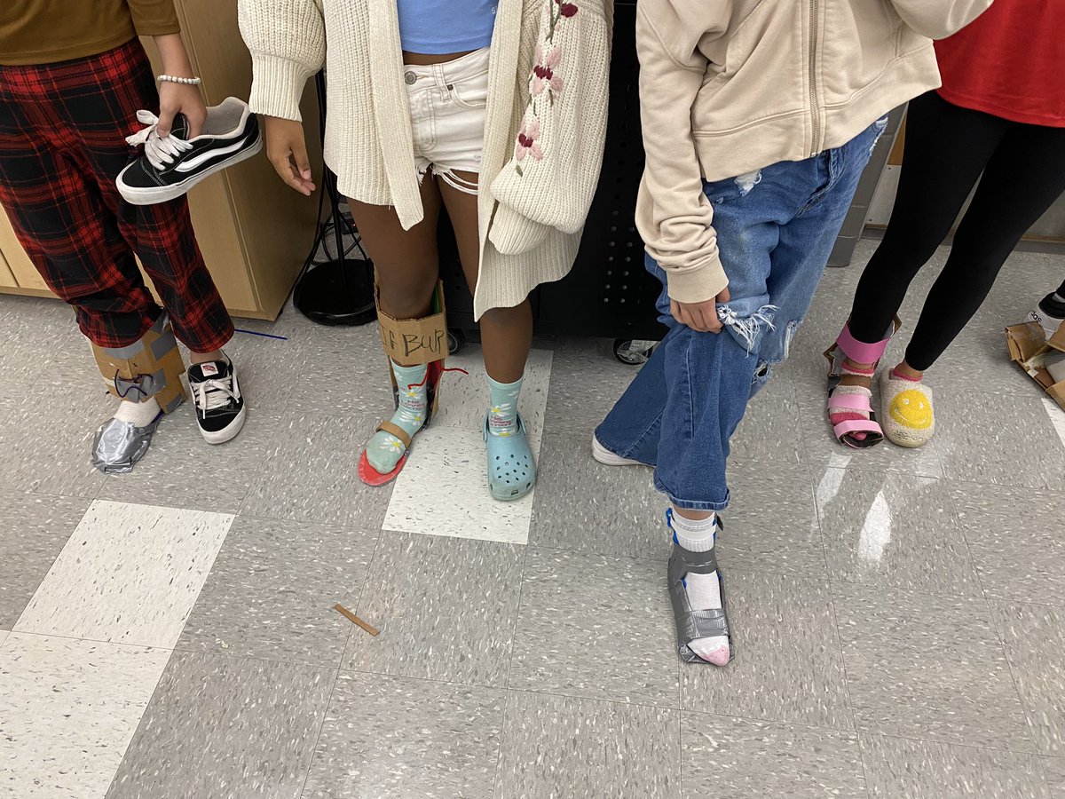 scullotta22's tweet image. PLTW Design and Model students presented their Ankle Foot Orthosis today! There are some great prototypes! #bhwarriorpride #aim2empower #pltw #pltwdm #stem #bhmsstem