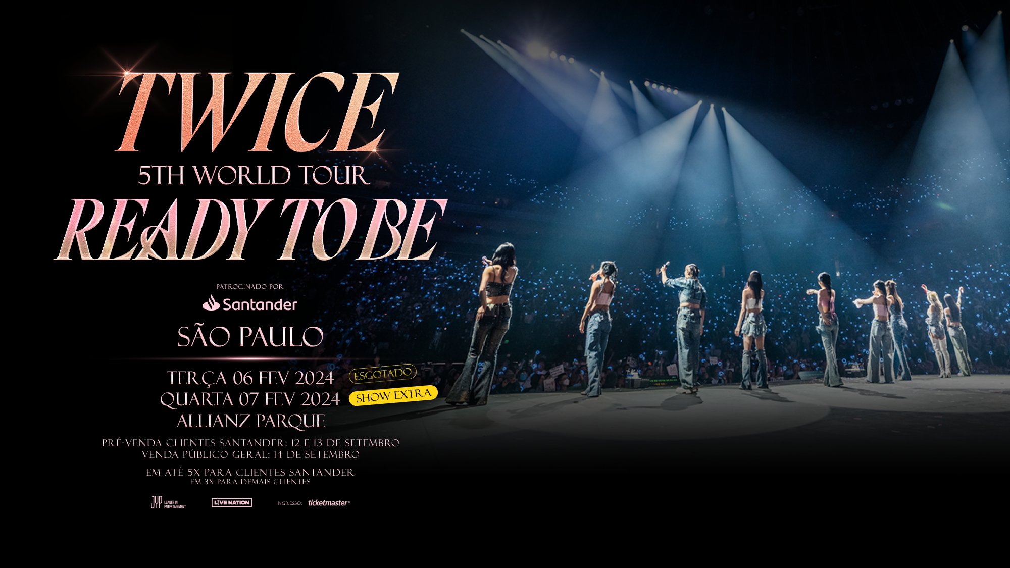 TWICE prepara apresentação única da turnê Ready to Be em São Paulo