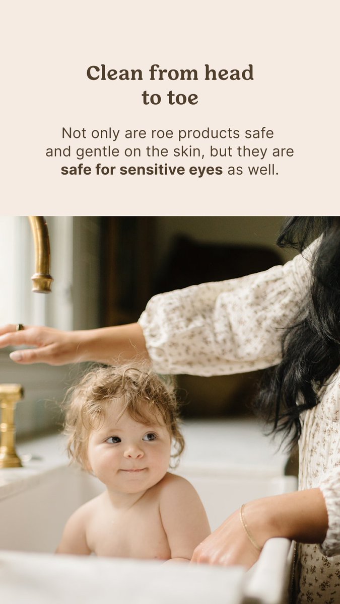 RoeWellness's tweet photo. Did you know September is Baby Safety Month? Keeping your family's health is our #1 priority which is why ALL of our products are 100% toxic-free and clean 🤎 https://t.co/DOLkrJB3pS