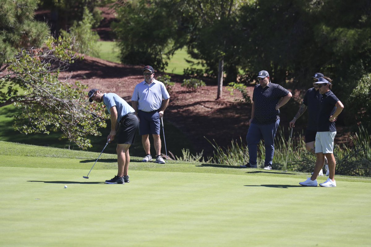 Good vibes & good times at the VGK Charity Golf Classic 😃 ⛳️ #VegasBorn | @WynnLasVegas