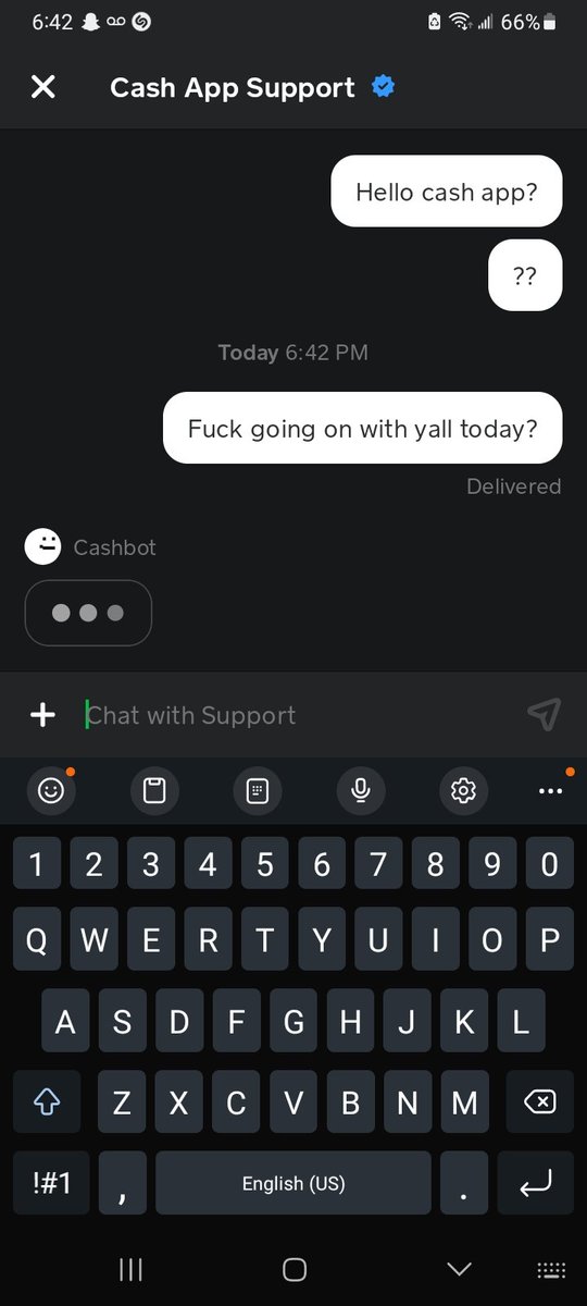 trinsalilsad's tweet photo. Fucking cash app bitch ass 😤😤
#cashapp #cashsupport https://t.co/kqZE9MDd9i