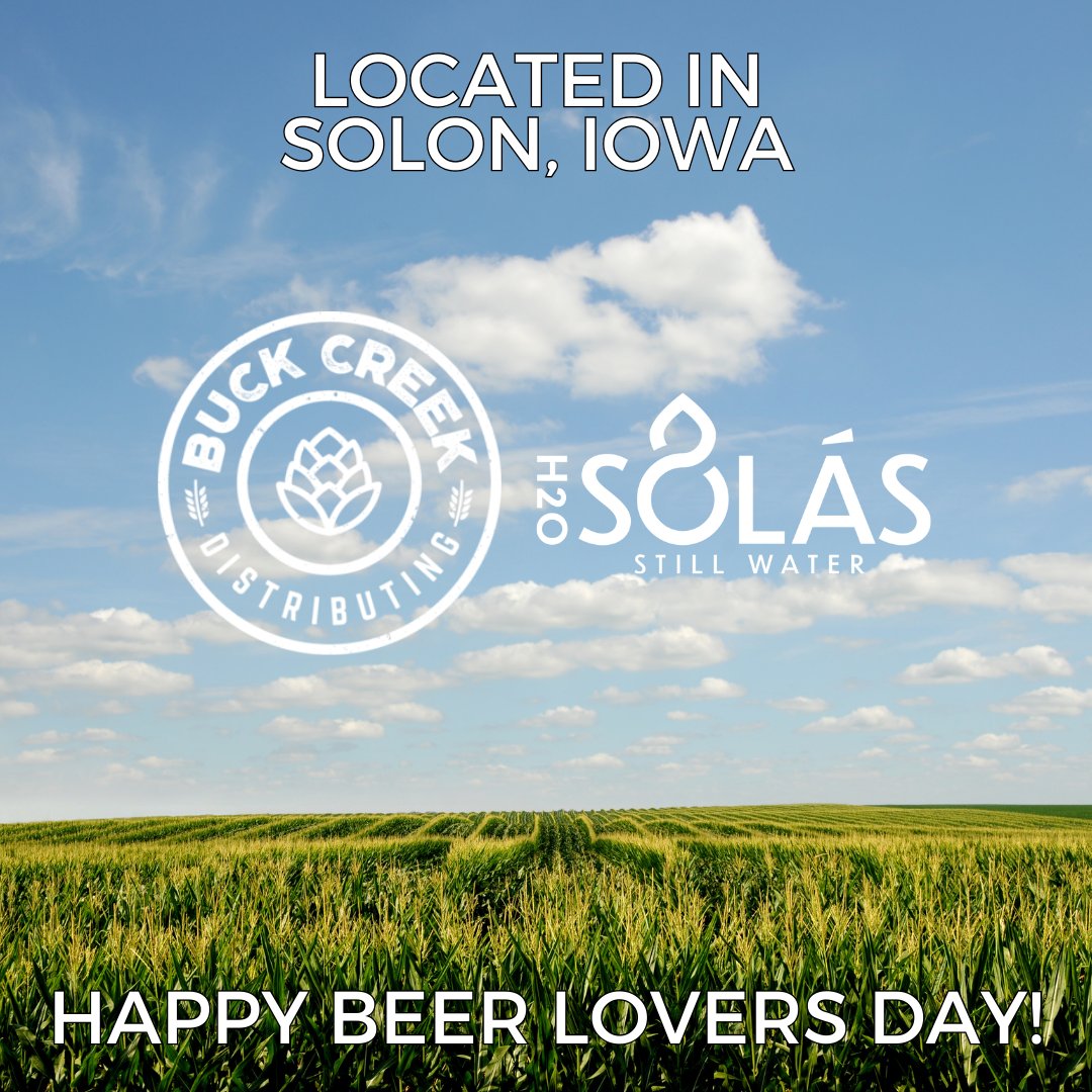 SolasH2O's tweet photo. Happy Beer Lovers Day!🍻 Did you know that #solash2o has a connection to the beer world? We were born out of @BuckCreekHops' entrepreneurial passion. Buck Creek serves new and existing breweries and distilleries in the Midwest.
Learn more about Buck Creek: https://t.co/HH0AQuyoTV https://t.co/Ud4nyXeQrW