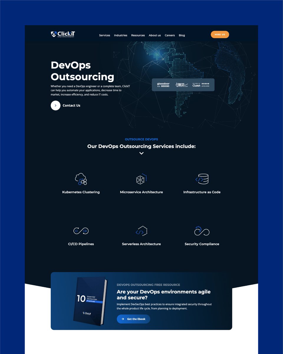 ClickIT_Tech's tweet image. 🚀Ready to supercharge your DevOps projects?

Check out our brand-new &apos;DevOps Outsourcing&apos; landing page! Get expert DevOps support today. 💻💡

📲clickittech.com/devops-outsour…

#devops #devopsoutsourcing #devopsservices #IToutsourcing #DevOpsEngineer