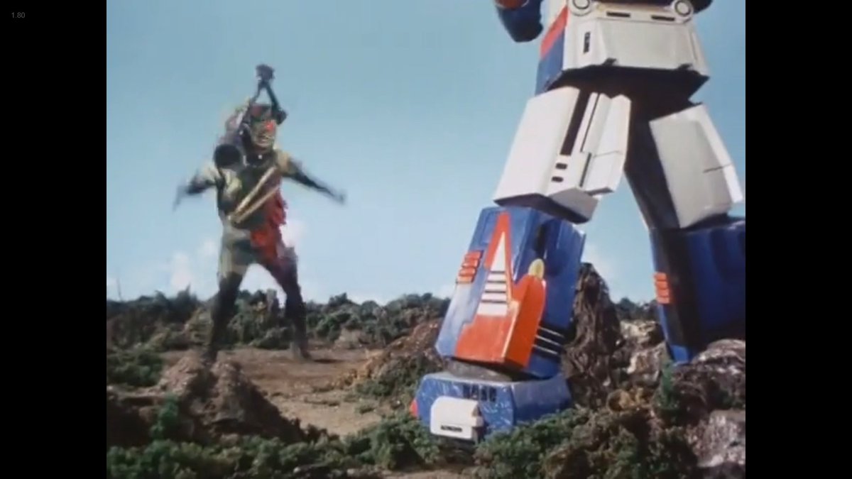 TokuTomFoolery's tweet image. #Denziman #Episode40 Review: Vader is running an evil boxing organization. Some plots are so stupid they are great while others are so stupid they are just stupid and this episode is the latter. You get to watch a monster box a robot though so that's fun. #SuperSentai