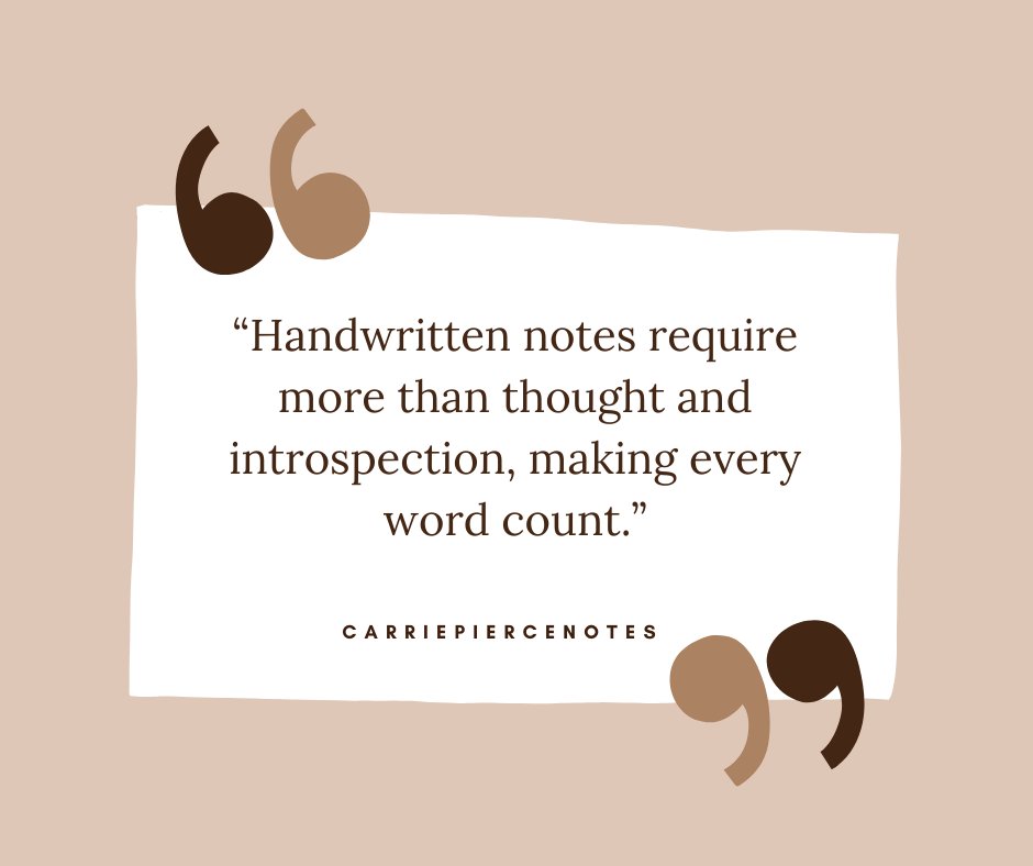 ✍️ Carrie Pierce, The Art of the Handwritten Note tweet media
