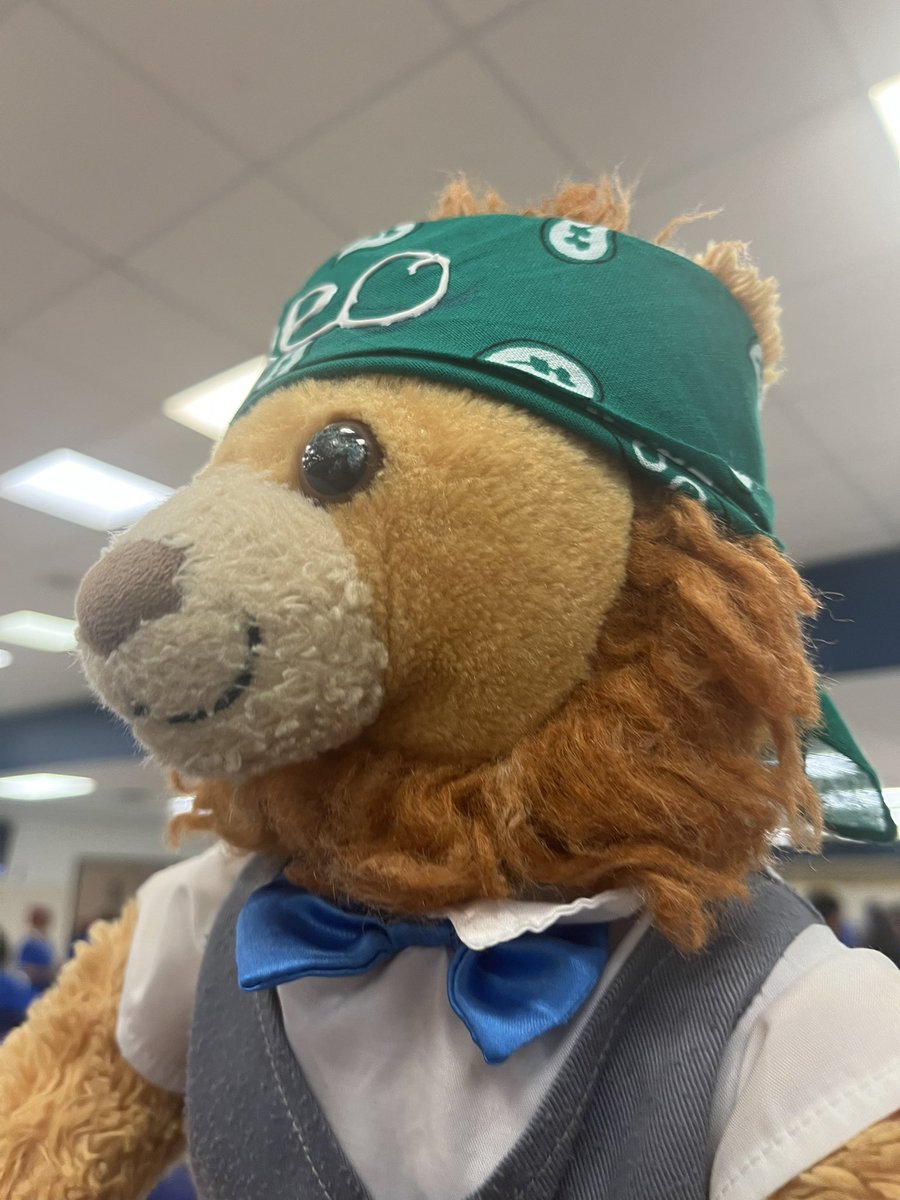LC_Baritones's tweet photo. Leo is ready to Stomp the ‘Stangs at the  HBJ Stadium at 7pm!! #WeAreLC #TheGISDEffect #band #bandnerd #bandkid #football #highschool https://t.co/Z0BElomnIg