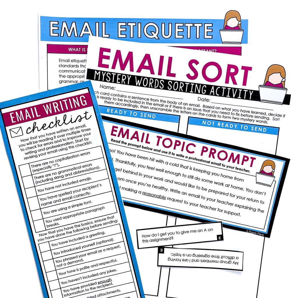 Are you thinking of teaching your students about email etiquette? 📧
⁠
This email writing resource comes with everything you need to teach students how to write effective emails in your classroom. 🙌🏻⁠

Click the link below to check it out! #iteachela 😊

teacherspayteachers.com/Product/Email-…