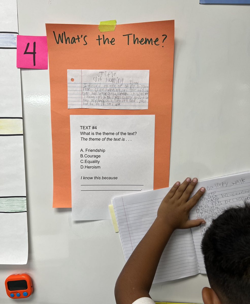 MrsMcCraw2020's tweet photo. CKLA >>> blended learning stations✨hands on skills review, Theme Gallery Walk-using student work, self guided Nearpod collaborative boards and breaking down figurative language. Student ownership in full effect! #proud🤩 @Impact_AISD @DrFavy https://t.co/CTG2ZRnoce