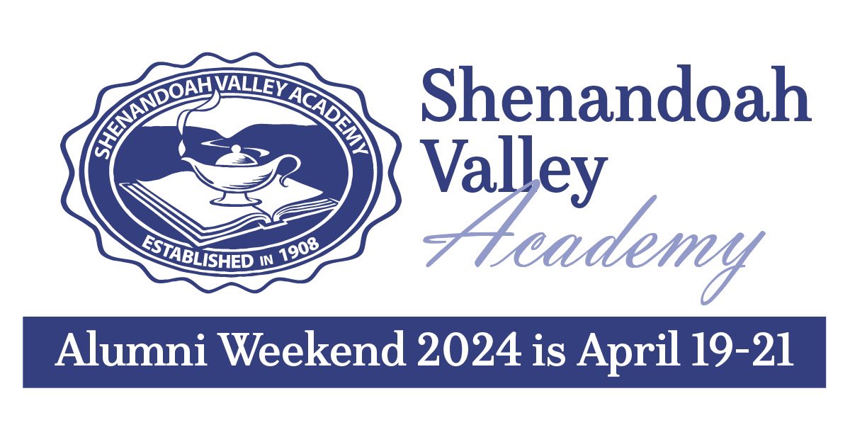 #SVAAlumni--especially honor classes (4s and 1999) it's important to update your contact information in the Alumni database to receive information about #SVAAlumniWeekend2024. Thank you and we’re looking forward to seeing you in at Shenandoah in April!  shenandoahvalleyacademy.org/alumni/UpdateY…
