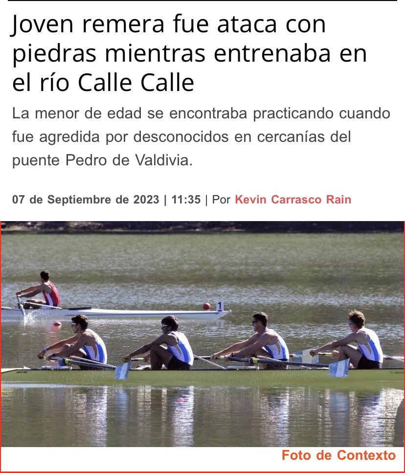 Exigiré la pronta entrega de las grabaciones de la cámara de seguridad que depende del municipio.
Es necesario tomar las medidas correspondientes para garantizar la  seguridad de nuestros deportistas #Valdiviacl