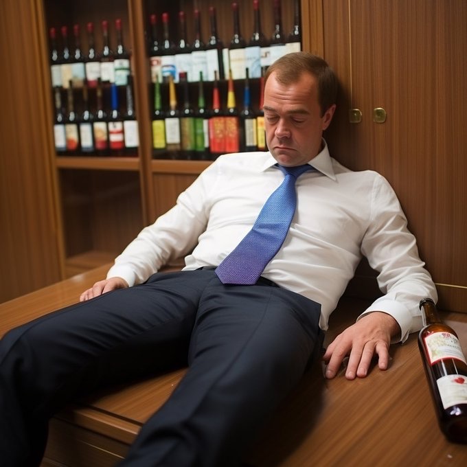 Dim_Medvedev's tweet photo. @SithGayLavrov @MedvedevRussiaE Am temporarily indisposed. So you’ve got to settle for puke, puke, puke.🤡 https://t.co/D6h2idCWxz