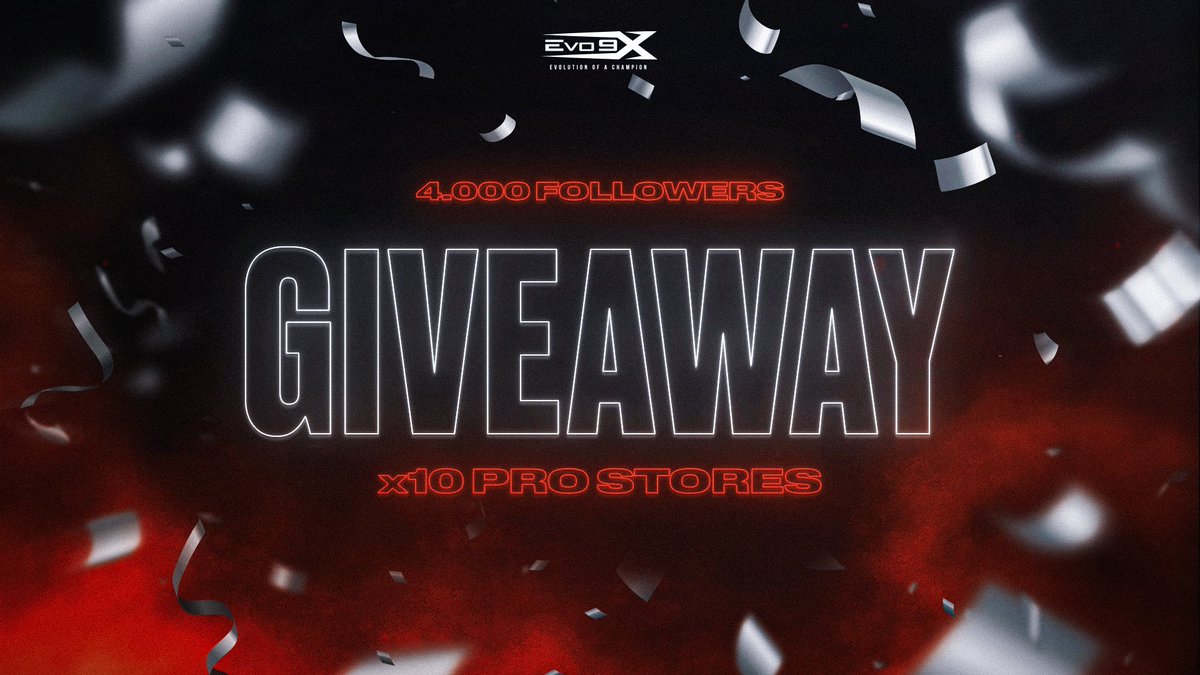 x10 PRO STORES GIVEAWAY🚨

-RT+FAV❤️
-FOLLOW <a href="/evo9x/">EVO9X Apparel</a> ✅
-TAG YOUR TEAM/FRIEND @

GOOD LUCK!!!