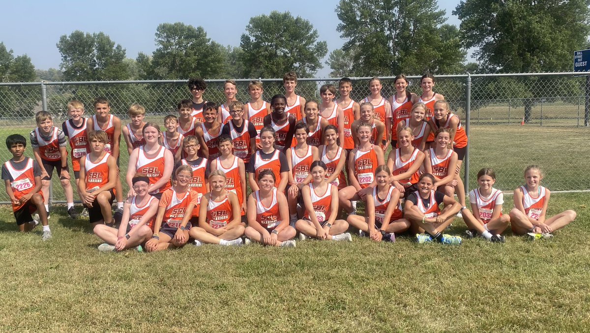 sblmsxc's tweet photo. 2 meets in 2 days! Amazing effort to all our runners! Congrats to our 7th grade girls and boys on earning 1st place at the Riverside Meet! 🧡🖤 https://t.co/QB4aazDRxR