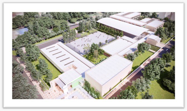 GobMeta's tweet photo. La nueva edificación contará con 7 ambientes diferentes, que incluyen, un auditorio para 500 personas, 30 aulas de clase, biblioteca, 4 laboratorios, un aula de informática, una sala de lectoescritura, talleres de especialidad para la media técnica, un aula múltiple, entre otros. https://t.co/hqw7QVp5xr