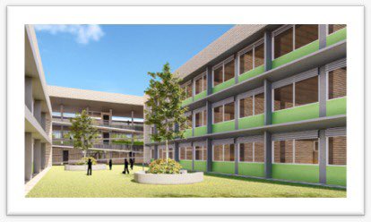 GobMeta's tweet photo. La nueva edificación contará con 7 ambientes diferentes, que incluyen, un auditorio para 500 personas, 30 aulas de clase, biblioteca, 4 laboratorios, un aula de informática, una sala de lectoescritura, talleres de especialidad para la media técnica, un aula múltiple, entre otros. https://t.co/hqw7QVp5xr