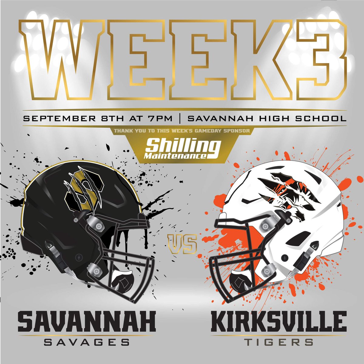 SavannahFB_'s tweet photo. First Home Game, Let’s pack out Savage Stadium!!!! https://t.co/GeNRmSIcow
