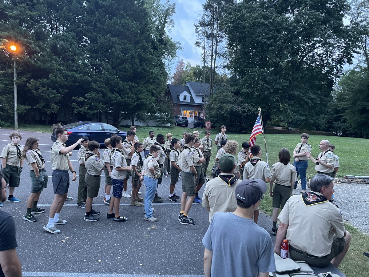 Troop44's tweet photo. First troop meeting of the fall - welcome back scouts !! https://t.co/9FmgbcyTbS
