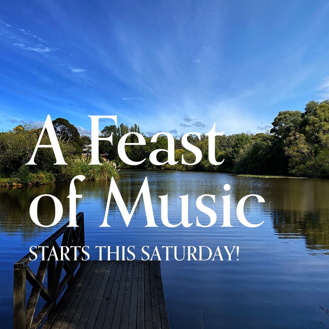 A Feast of Music, our festival in Daylesford + Hepburn Springs, starts Saturday! (tomorrow 9/9)
Tickets will be available at the door for concert events (dinner sales are closed.)
For full details, see mco.org.au/event/a-feast-…