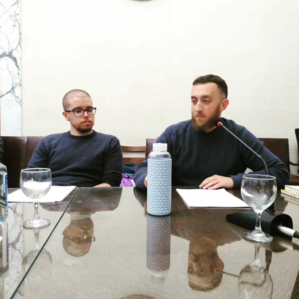 ProyectoMeulen's tweet photo. Algunas imágenes de lo que fue el nuevo seminario Speak4Nature Seminar Series el 5 de septiembre con las exposiciones de Jesús Pinto y Adrián Santamaría @_GHECO_ @UAM_Madrid y de @StefanoSaluzzo y @AmedeoDelGaldo de @UniAvogadro 
en el marco de @Speak4Nat
en la @FCJS_UNL https://t.co/p2hMrXsL1V