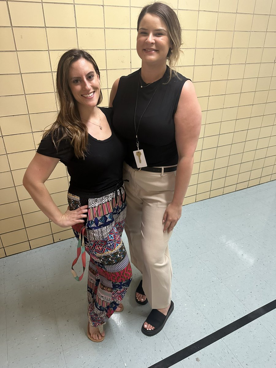 Shout out to our counselors who are hands on all day. Visible and available during morning arrival, lunch, and dismissal. Together they provide academic, SEL, and post secondary supports! Even their color scheme is coordinated today! #2getherISbetter