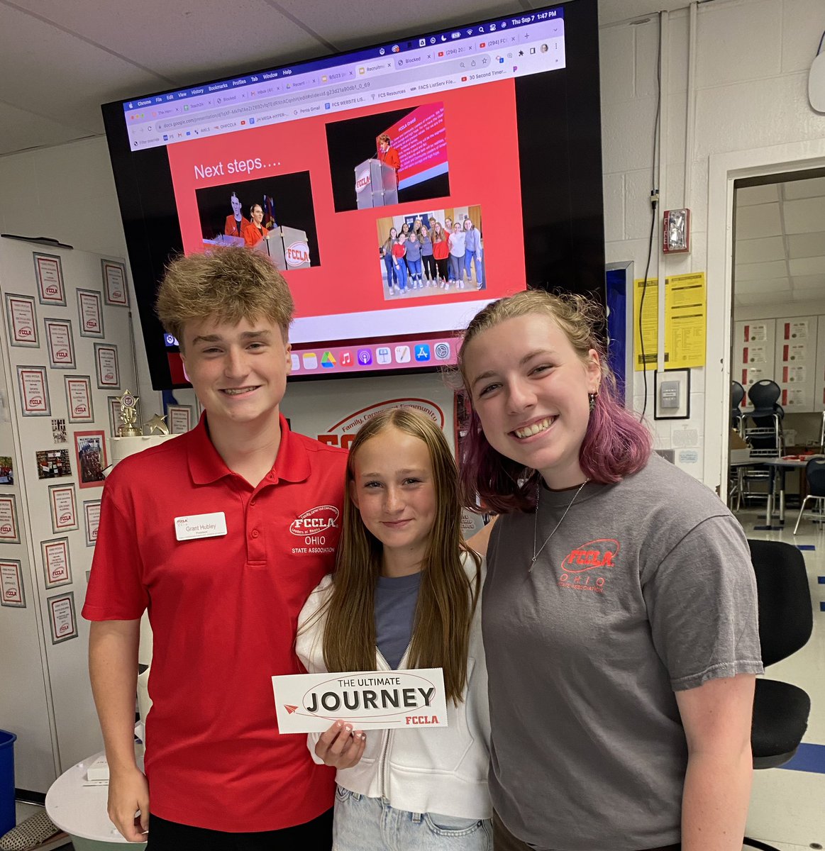 Thank you to our experienced FCCLA members for their “Introduction to FCCLA” presentations at AWJH today! So excited to see students response tomorrow!! <a href="/FCCLAOhio/">Ohio FCCLA</a> <a href="/NationalFCCLA/">National FCCLA®</a> <a href="/pentacareerctr/">Penta Career Center</a> <a href="/jerrygladieux/">Jerry Gladieux</a>