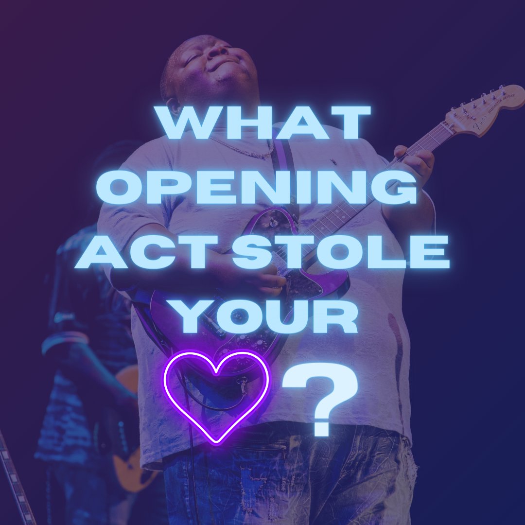 Special guests are a great way to find new music and artists! What opening act stole your 💜?