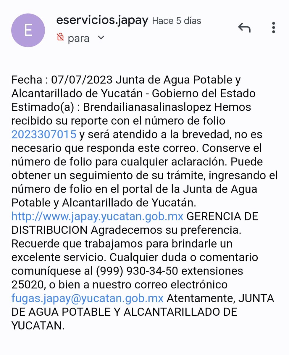 PerlaAnaluz's tweet photo. @MauVila @RenanBarrera @JAPAYOficial
Va de nuevo! Se han hecho múltiples reportes de fugas de agua y no se han atendido. Está y otras más tienen dos meses. Somos foco rojo en casos de dengue, atención POR FAVOR!! https://t.co/KYg6Nz58P6