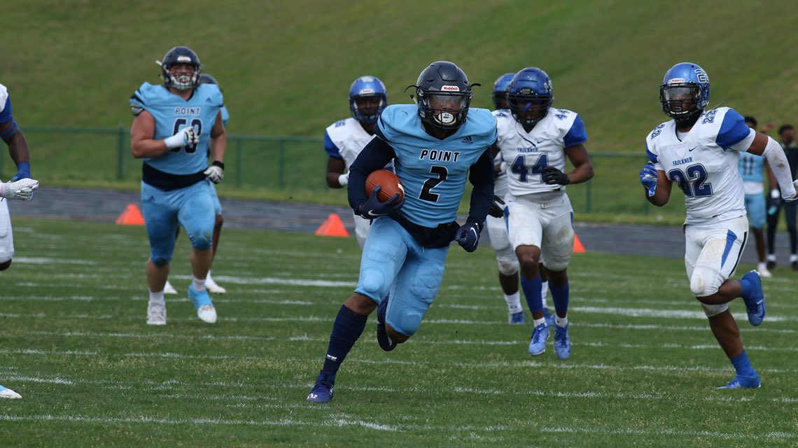 CozzeMeyer's tweet photo. Grateful for the man above to be able to earn an offer from The Point University!  Thank you @Taber_77 ! @CoachRaw_ @NighbertChad @Bronco_Recruits https://t.co/1bQzUkUEZI