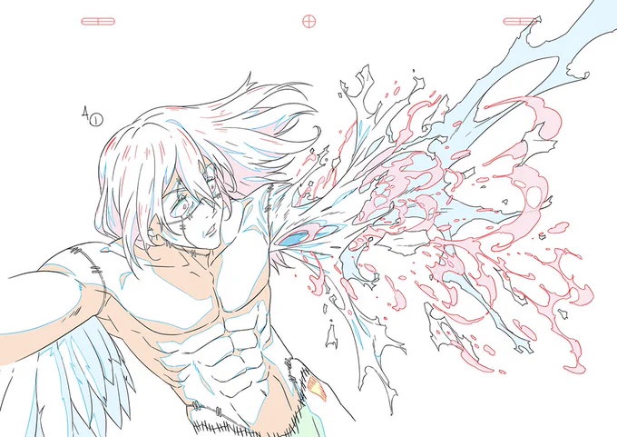 #31 [原画]

[EN] Here is some genga frames I drew from the episode  - I really enjoyed drawing those cuts  specially because MAPPA gave me their trust with barely/no corrections  from the layout,so I could push the drawings and details like I  loved !
To me it's very important to… https://t.co/jUD5cV1xgt 