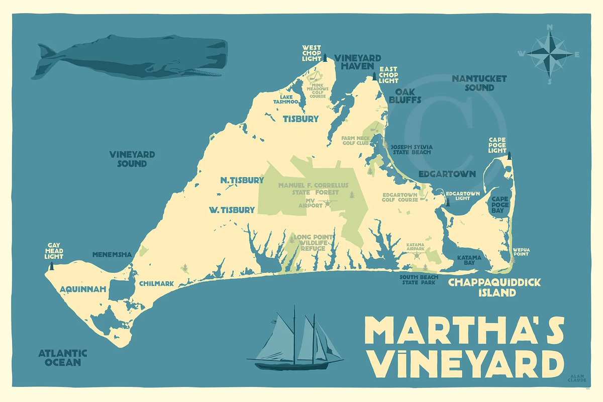 #MarthasVineyard

Originally called Noepe, or “land between the streams” by the indigenous inhabitants of the #Wampanoag Native American Tribe ~ the Island was renamed in 1602 by a #British explorer named #Bartholomew Gosnold ~ who named it after his daughter #Martha and the…